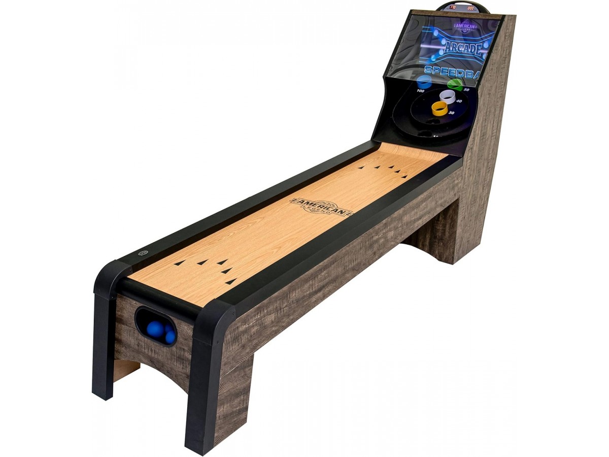 Juego de Speedball ARCADE de American Legend 9 Pulgadas con Retorno Automático de bola Incluye 4 Bolas